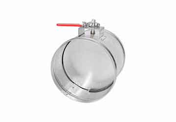 Aerovac Round Volume Control Damper